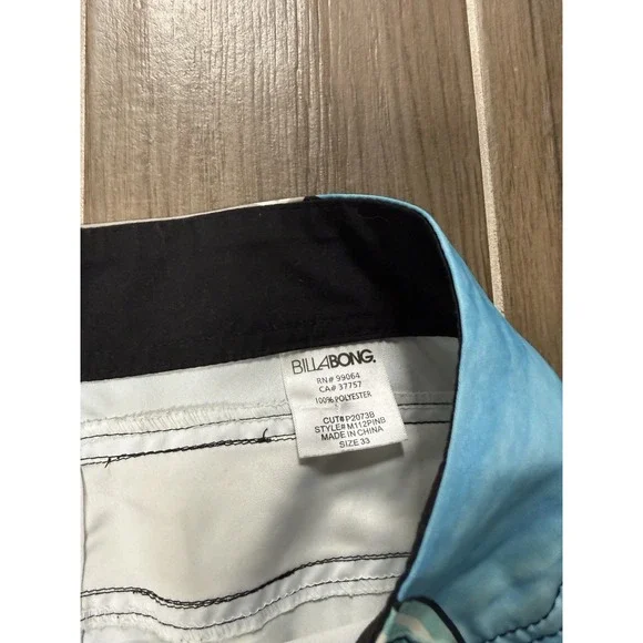 Vintage Y2K Billabong Board Shorts Mens Size 33 Spellout Surf Wear Skate Swim - Picture 6 of 8